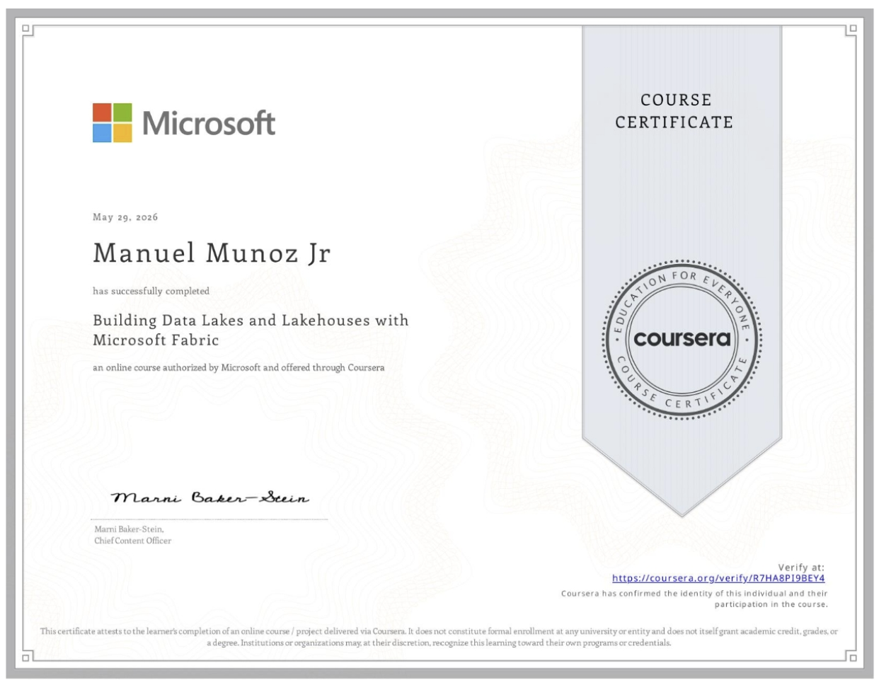 Building Data Lakes and Lakehouses with Microsoft Fabric